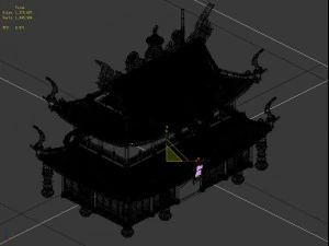 architecture - royal palace - main building 01 3D Model