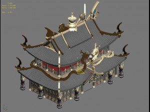 architecture - royal palace - main building 01 Modèle 3D