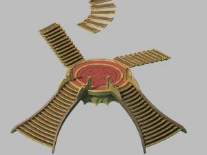 архитектура - бордели - лестницы 01 3D Модель