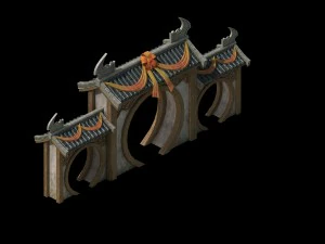 architecture - brothels - house lanterns 3D Model