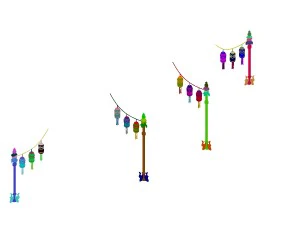 architecture - brothels - house lanterns 3D Model