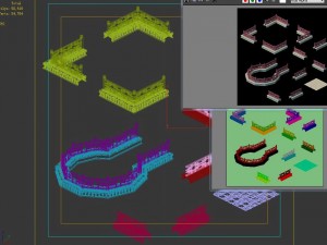 architecture - brothels - platform ground 01 3D Model