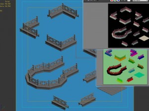 architecture - brothels - platform ground 01 3D Model