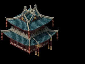 building - inn - hotel 01 3D Model