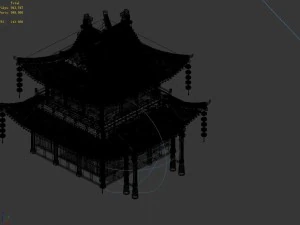 building - inn - hotel 01 3D Model