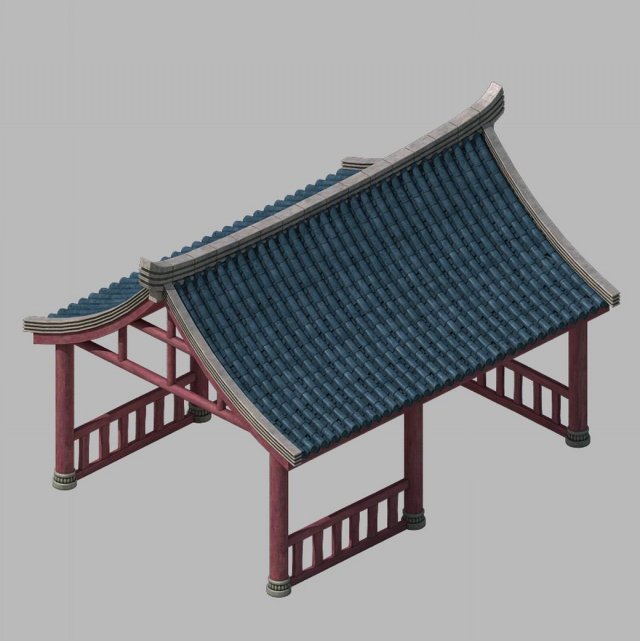 building - gazebo 2709 3Dモデル .c4d .max .obj .3ds .fbx .stl .blend