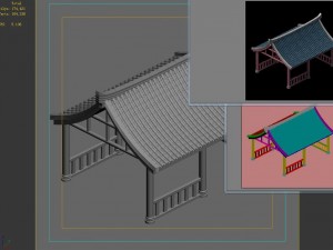 building - gazebo 2709 3Dモデル