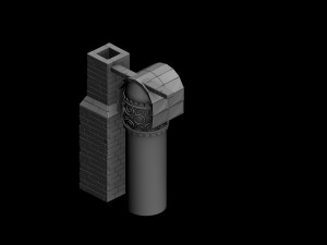 building accessories - stairs 2701 3D-Modell
