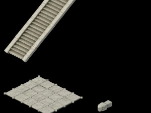 building accessories - stairs 2701 3D Model
