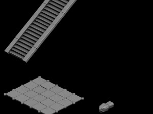 building accessories - stairs 2701 3D-Modell