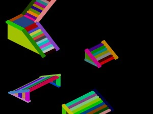 building accessories - stairs 2701 3D Model