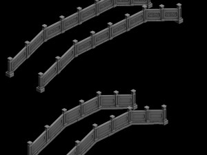 architecture - stone bridge 12 Model 3D