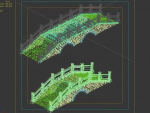 architecture - stone bridge 12 Model 3D