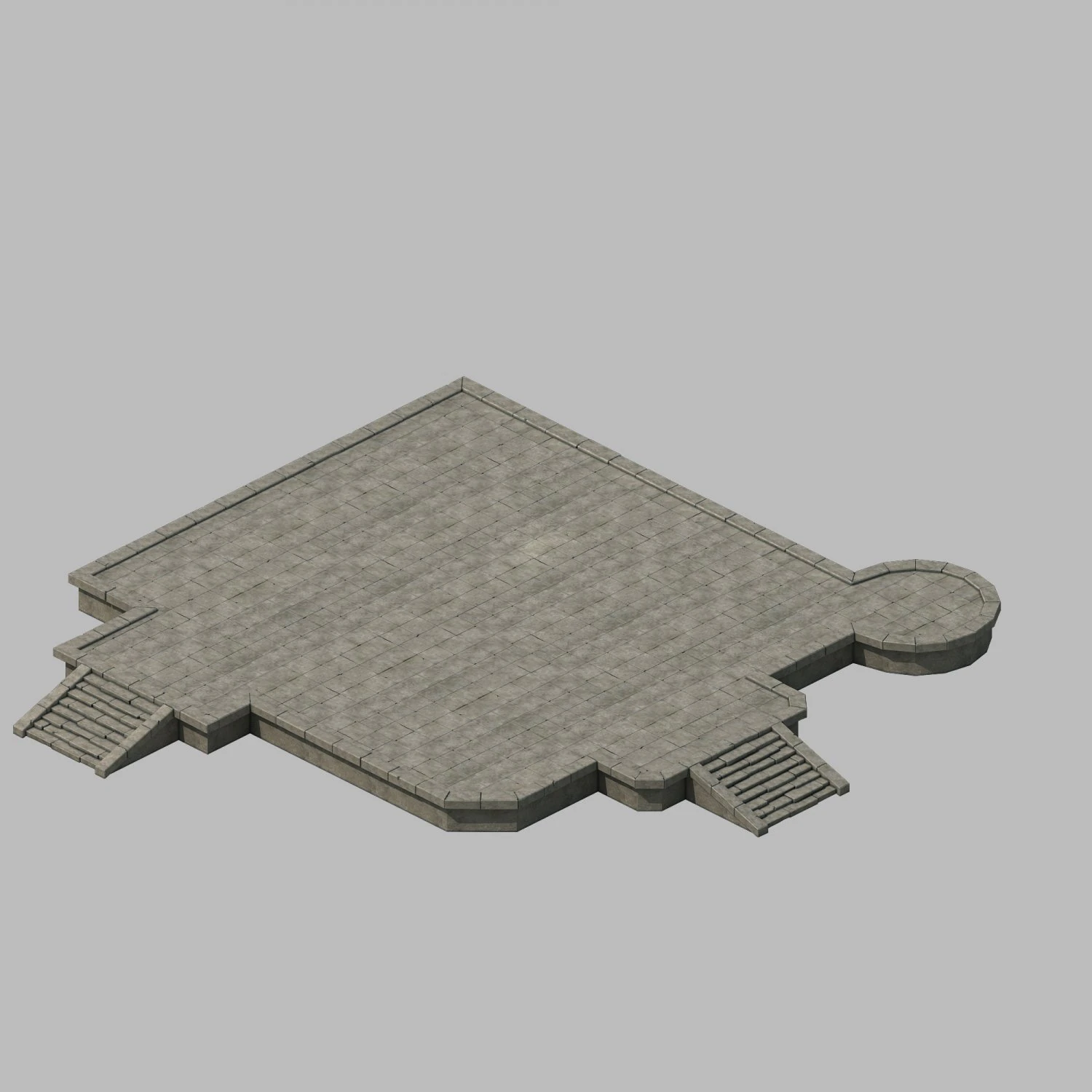 building - blacksmith ground 01 3D Model .c4d .max .obj .3ds .fbx .stl .blend 