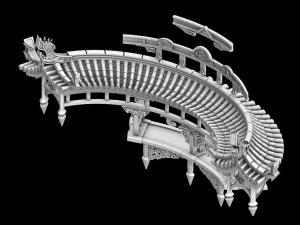architecture - xian liu taiwan - miscellaneous pieces 3D Model