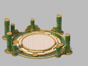 building - xinshoucun platform 011 3D Model