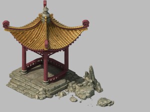 building - xinshoucun - pavilion 17 3D Model