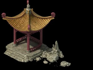 building - xinshoucun - pavilion 17 3D Model