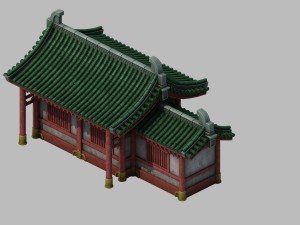 building - yan overlooking the house 01 3D मॉडल
