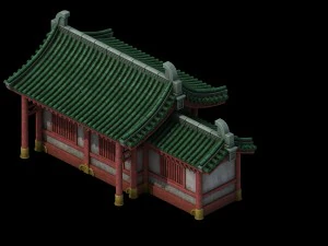 building - yan overlooking the house 01 3D Model