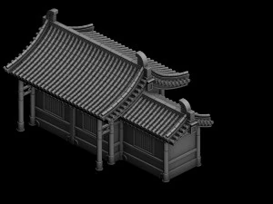 building - yan overlooking the house 01 3D Model