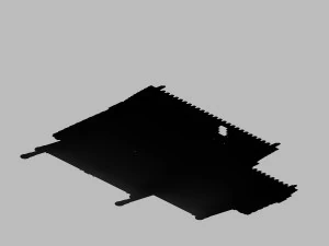 building - yan overlooking the house 01 3D Model