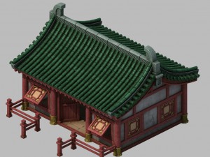 building - yan overlooking the house 03 3D 模型
