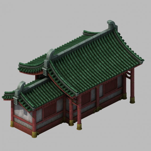 building - yan overlooking the house 05 3D Model .c4d .max .obj .3ds .fbx .stl .blend 