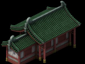 building - yan overlooking the house 05 3D Model