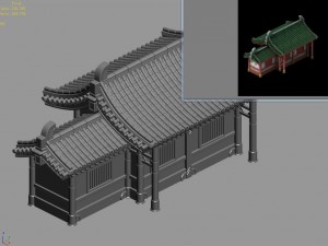building - yan overlooking the house 05 3D Model