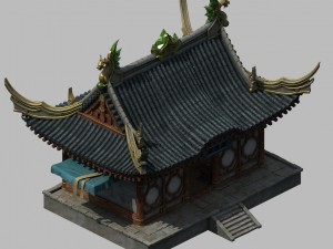 construction - grocery store - gem shop 01 Modelo 3D