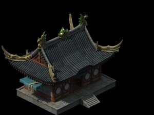 construction - grocery store - gem shop 01 3D 모델
