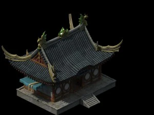 construction - grocery store - gem shop 01 3D Model