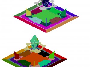 construction - grocery store - gem shop 01 3D 모델