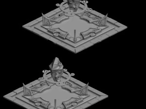 construction - grocery store - gem shop 01 3D Model