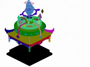 construction - grocery store - gem shop 01 3D Model