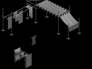 architecture - city - book beach 01 3D Model