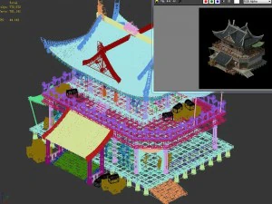 architecture - main city - grocery store 01 3D Model