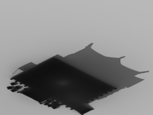 architecture - main city - grocery store 01 Model 3D