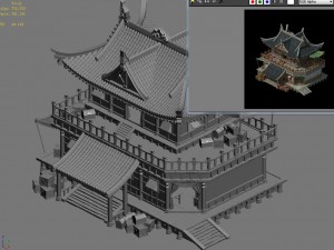 architecture - main city - grocery store 01 Model 3D