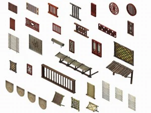 building decoration - window 01 3D Model