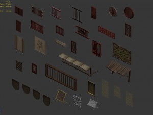building decoration - window 01 Model 3D