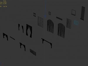 building decoration - curtains 3D 模型