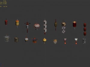 building decoration - lantern 01 Modelo 3D