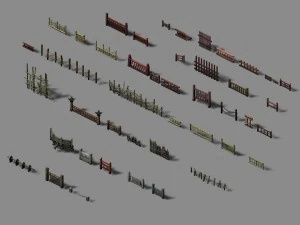 bina dekorasyonu - &ccedil;it 01 3D Model