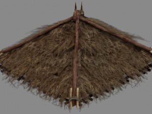 building - decoration - roof 01 3D Модель