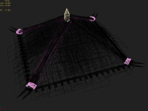 building - decoration - roof 01 3D Модель
