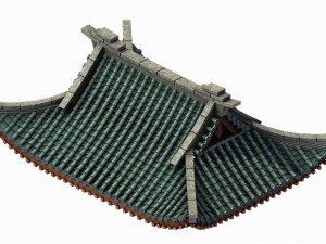 building - decoration - roof 02 3D Model