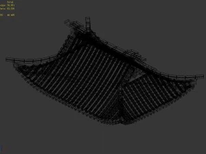 building - decoration - roof 02 3D Model