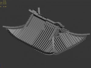 building - decoration - roof 02 3D Model